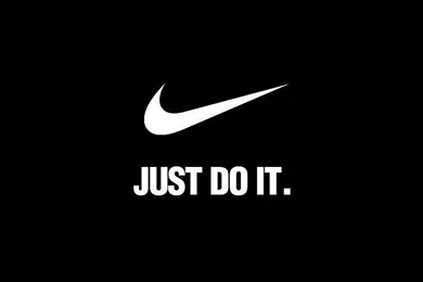 Nike Just Do It White Logo On Black Backgrounds Free Desktop ...