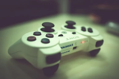 Technology, PlayStation, Macro, Controllers, PS3, White Joystick ...