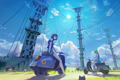 Anime Girl Eureka Seven Wallpapers Desktop