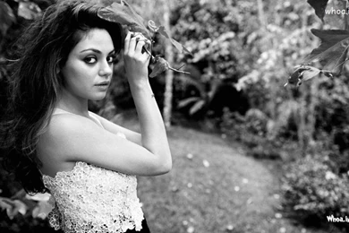 Lonely Girl Black And White Nature Wallpaper.jpg