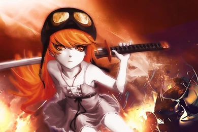 Bakemonogatari Oshino Shinobu Anime Wallpapers