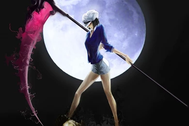 1680x1050 Anime Scythe Girl Wallpapers