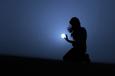 Women Dark Night Moon Fresh New Hd Wallpapers [Your Popular HD ...