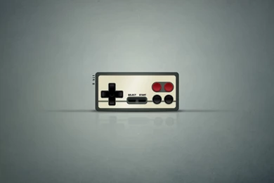 HDscreen: NES Gamepad Minimalistic Simple Backgrounds Simplistic ...
