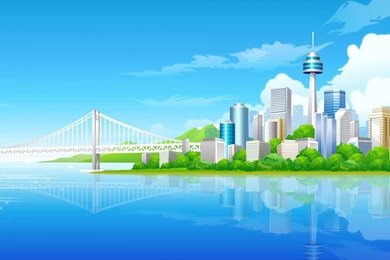 Modern City Backgrounds Laptop 1366×768 Free Backgrounds