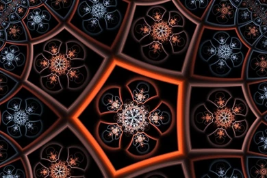 Abstract Flowers Fractal Wallpapers For Desktop, PC & Mobile