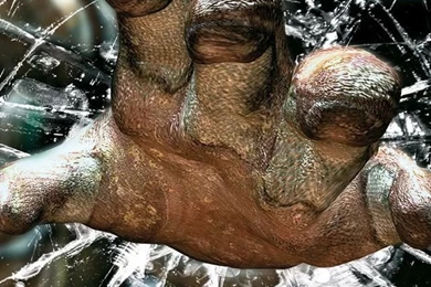 BioShock Hand Through Glass iPhone 5 Wallpapers (640x1136)