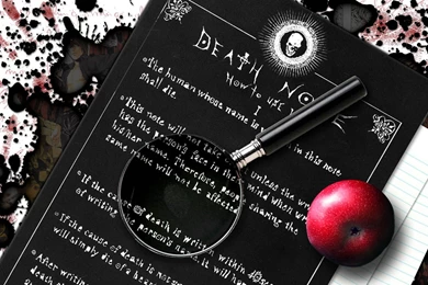 The Death Note [Wallpaper]   Death Note Wallpapers (35845680)   Fanpop