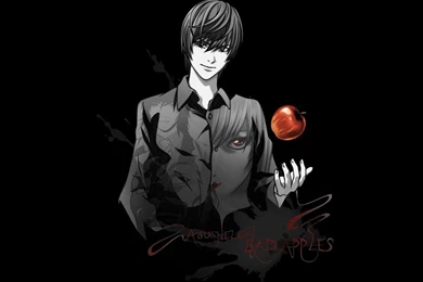 1920x1080 Kira, Anime, Death Note, Light, Apple, Kira, Yagami, The ...