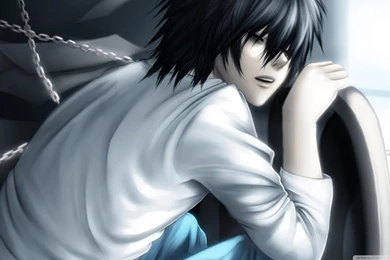 Death Note, Lawliet HD Desktop Wallpapers : High Definition ...