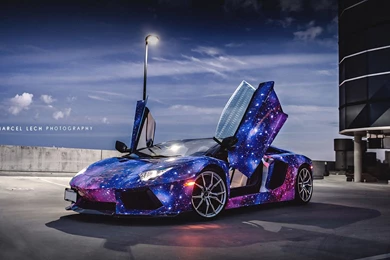 Galaxy Lamborghini Aventador Wallpapers