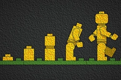 Lego Evolution iPhone 5 Wallpapers