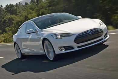 1920x1080 2012 Tesla Model S White Motion Desktop PC And Mac Wallpapers