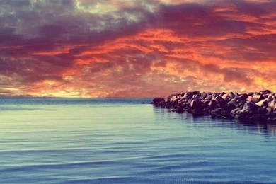 Calm Ocean Water iPhone 5 Wallpapers