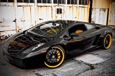 360 Forged Black Lamborghini Gallardo Wallpapers