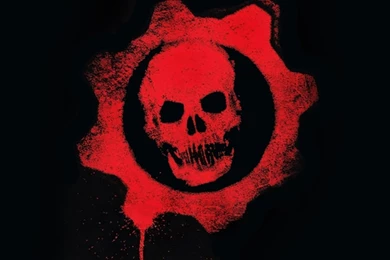 Games Gears Of War Skull Logo HD Wallpapers Wallpapers   (