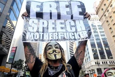 Anonymous Guy Fawkes Twitter Cover & Twitter Backgrounds