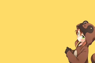 Anime Girl Solid Backgrounds HD Wallpapers