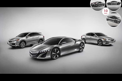 2012 Acura NSX Concept With Acura RDX And Acura ILX Concept ...