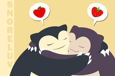 Pokemon Video Games Love Minimalistic Snorlax Anime Simple Hugging ...