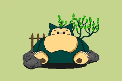 Snorlax Pixelated By Alexefremo On DeviantArt