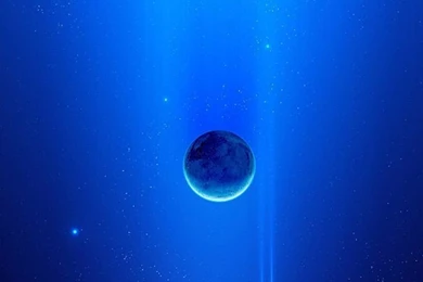 Blue iPhone wallpaper for iPhone 5 5c 5s 640x1136 Space scene blue planets.jpg