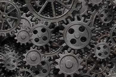 Gears Mechanical Technics Metal Steel Abstract Abstraction ...