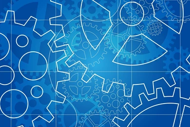 Metal Gears Abstract Machine Pattern Wallpapers