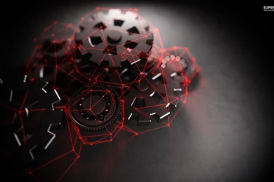 Polygon Surrounded Gears, 3d, 1920x1200 HD Wallpapers And FREE ...