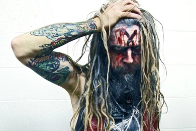 ROB ZOMBIE Industrial Metal Heavy White zombie Rob Zombie White ...