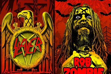 ROB ZOMBIE Industrial Metal Heavy White zombie Rob Zombie White ...