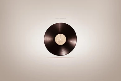 Minimalistic Music Retro Record Vinyl Simple Backgrounds Wallpapers ...