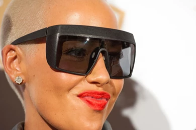 Amber Rose Celebrity Model Goggles Face Hd Wallpapers