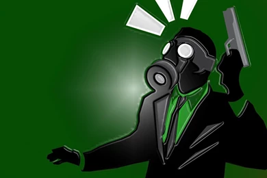 Guns Suit Gas Masks Simple Backgrounds Green Backgrounds Fresh New ...