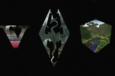 GTA:V, Skyrim, Minecraft Wallpapers I Made [1600x900] : Wallpapers