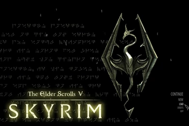 Dragon Wall   Skyrim Main Menu Replacer At Skyrim Nexus   Mods And ...