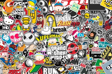 Download Wallpapers 3840x2400 Stickers, Style, Jdm Ultra HD 4K HD ...