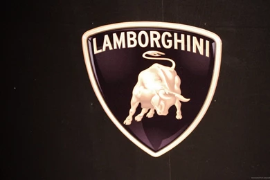 Download 2560x1600 Lamborghini Logo On Black Wallpapers