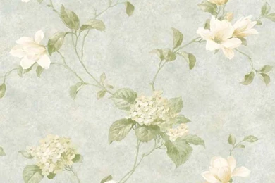 Blue White Green Hydrangea Trail ART76303 Wallpapers   Interior ...