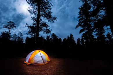 Camping In The Woods Uhd Wallpapers   Ultra High Definition ...