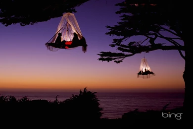 California Coast Climber Camping On The Road Bing Wallpapers ...