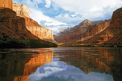 Grand Canyon River Camping   Wallpaper.