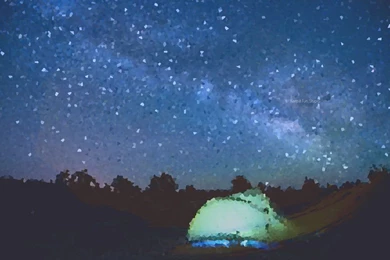 Youtube Wallpapers Art   Camping At The Pixel Night By LucasK4UZ On ...