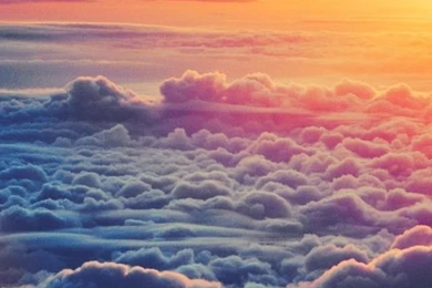 640x960 Sunrise Above The Clouds Iphone 4 Wallpapers