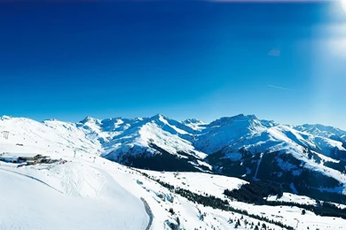 Snowy Mountain Peaks Wallpapers   Free Wide HD Wallpapers