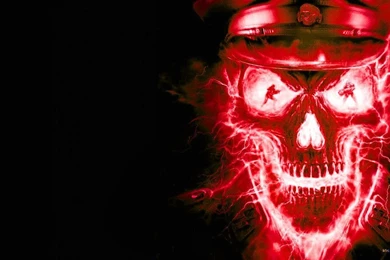 Wallpapers   Fire Skull Wallpapers HD By XxXRabbeXXXx   Customize.org