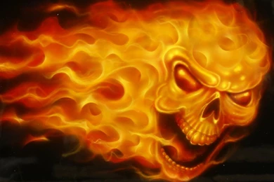 Fire Skull Wallpapers