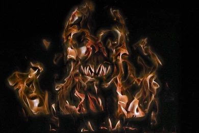 SEENWALL: Fire Skull Wallpapers Gallery