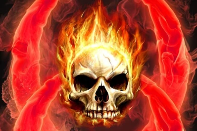 Burning Skull Wallpapers By HypnoticMystery On DeviantArt