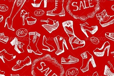 Seamless Shoes Backgrounds